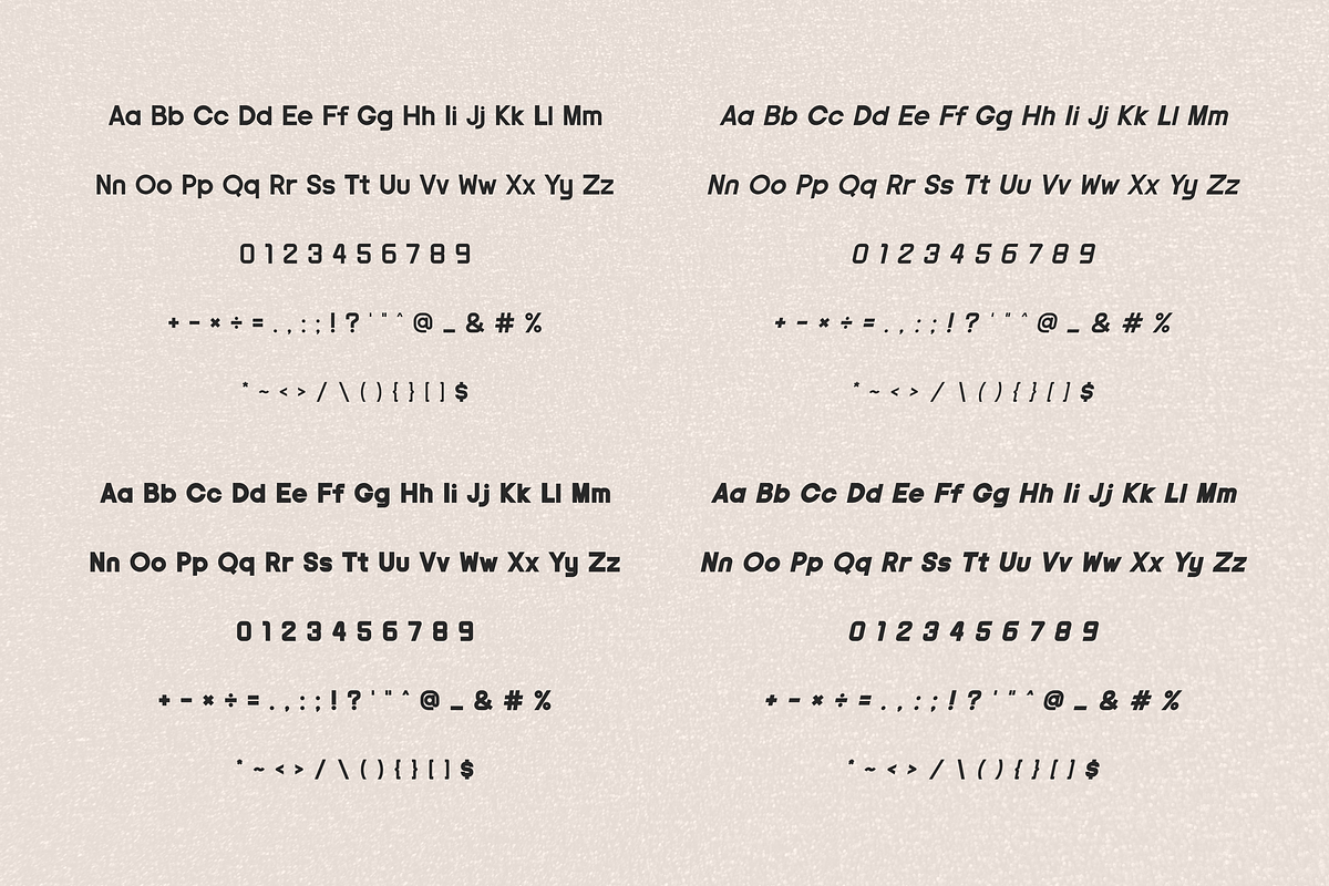 Modern Sans Serif Font - Vecata, a Sans Serif Font by ZoloDesignHub (Photo 4 of 8)
