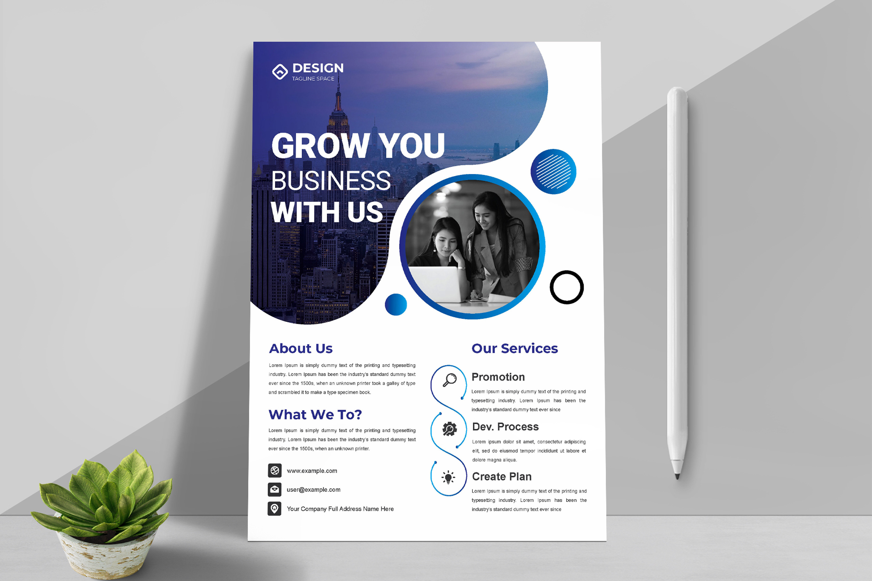 Corporate Flyer Design Layout