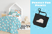 Hello Polar Bear!- clipart set, a Graphic by ComelyPics Shop (Thumbnail 7 of 9)