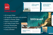 INTRAVEL Business PowerPointTemplate, a Presentation Template by Rizki Herdian (Thumbnail 1 of 6)