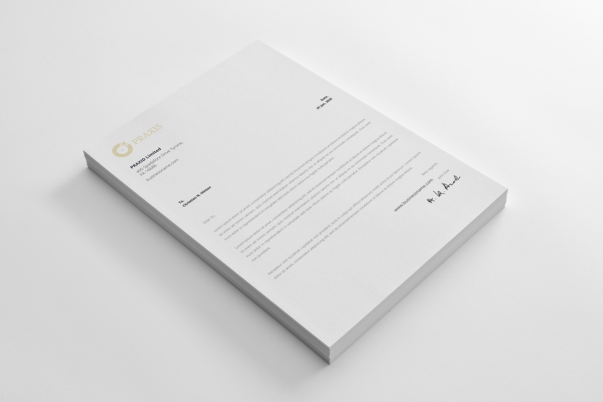 Stationery Branding, a Stationery Template by azadcsstune (Photo 4 of 6)
