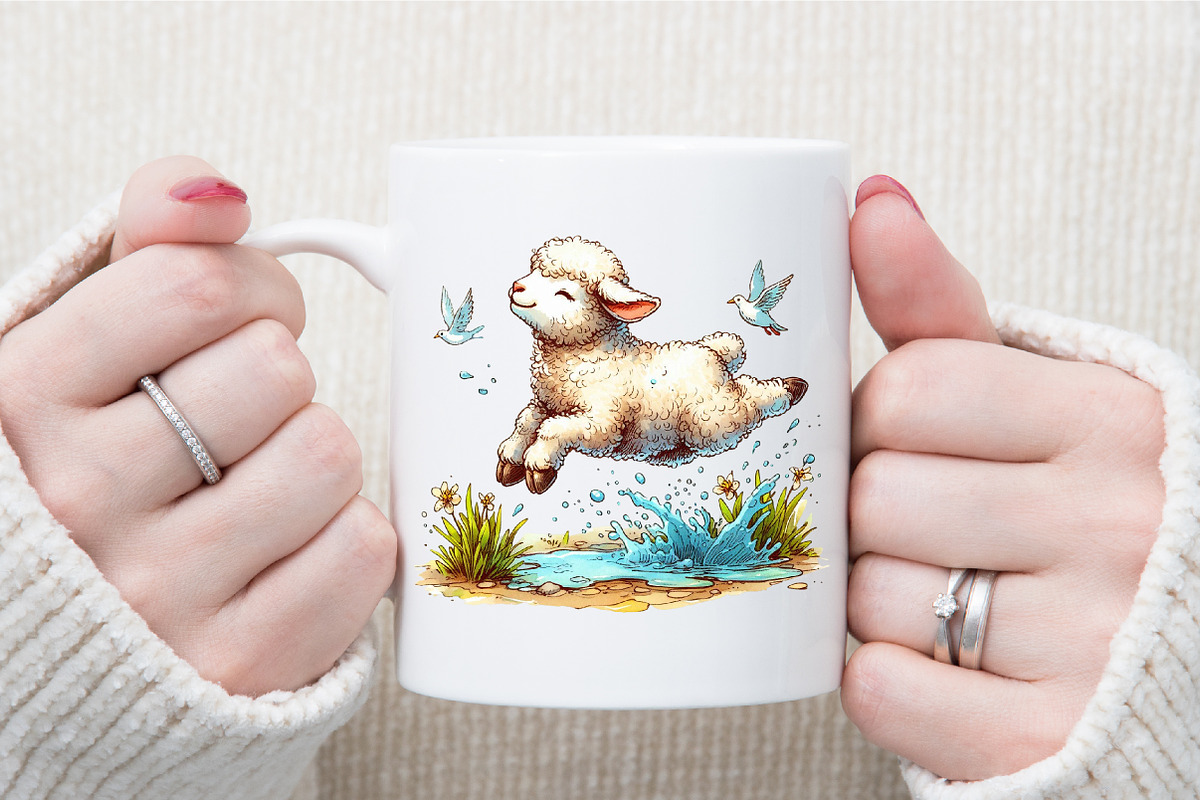 Cute Spring Animals Sublimation Clip, an Illustration by Sublimation Artist (Photo 5 of 6)