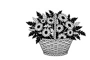 Charming flower basket wall art, an Illustration by Amazin_art (Thumbnail 10 of 32)