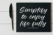 Globals Simple Bold Calligraphy Font, a Script Font by stylishtype.co (Thumbnail 16 of 20)