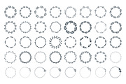 Minimalist botanical wreaths set, an Illustration by Floralis (Thumbnail 2 of 5)