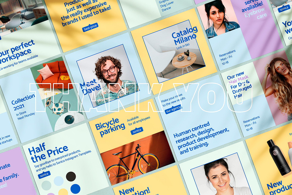 SONICA - Instagram Canva Template, a Social Media Template by LEROY Design (Photo 7 of 7)