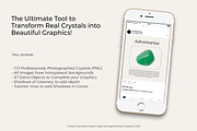 Crystal & Gemstone Mock Up Creator, a Product Mockup by angela simone creative (Thumbnail 2 of 10)