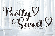 Pretty Sweet Script, a Script Font by Bosstype Studio (Thumbnail 1 of 8)