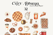 Cozy Autumn Watercolor, a Seasonal Illustration by LiChu Art (Thumbnail 11 of 20)