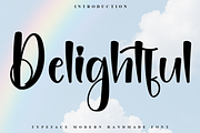 Delightful, a Handwritten Font by InermediaSTUDIO (Thumbnail 1 of 7)