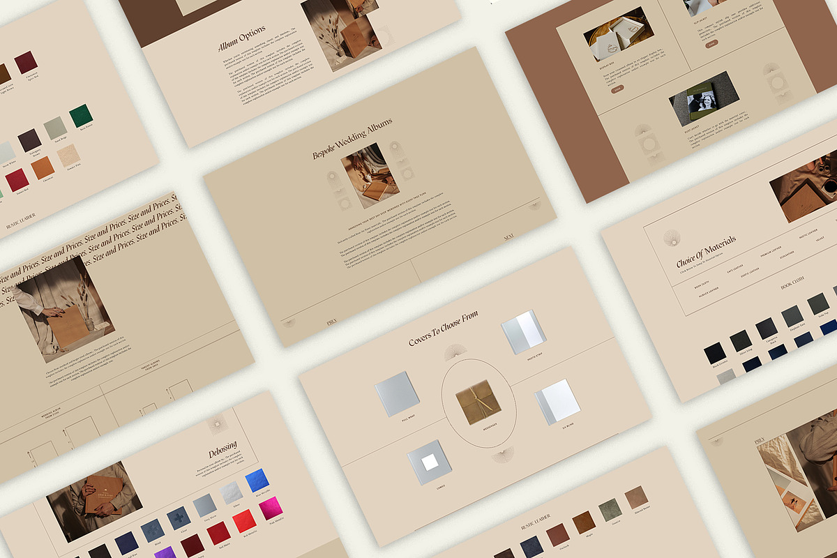 Earthy | Album Guide Webpage, a Marketing Template by Studio Leelou (Photo 2 of 10)