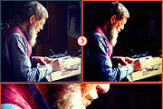 Realistic Oil Painting Action, an Action Add-On by Viktor (Thumbnail 5 of 13)