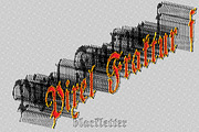 Pixel Fraktur F, a Blackletter Font by cromatixclassroom (Thumbnail 1 of 4)