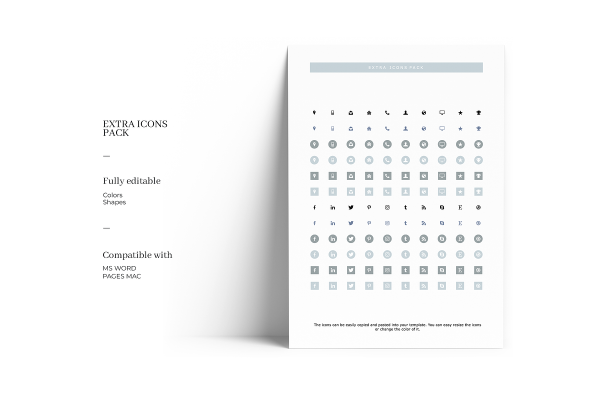 CV and Resume Design with Photo, a Resume Template by GraphicFlava (Photo 5 of 8)