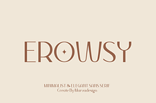 Erowsy Font