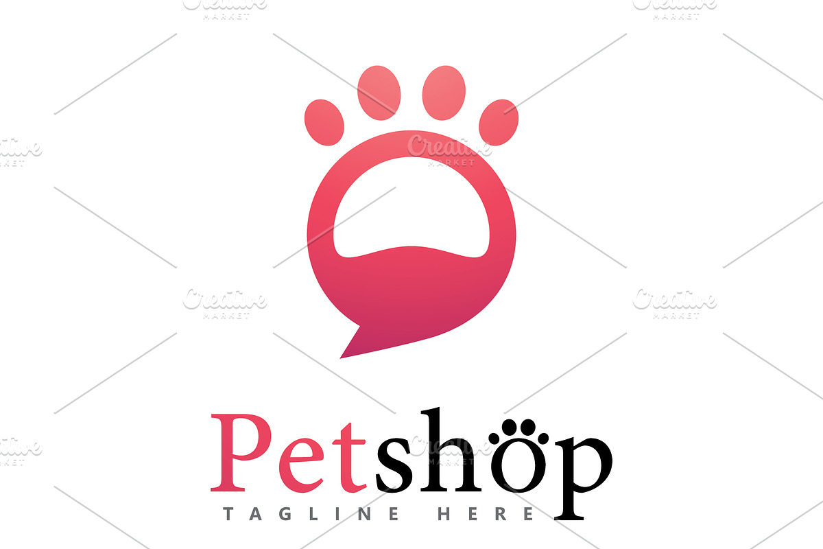 Paw Logo design vector illustration,, a Graphic by T.Vooka