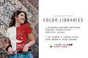 Comfort Colors C3333 T-shirt Mockup, a Shirt Mockup by Moonlit Mocks (Thumbnail 2 of 6)