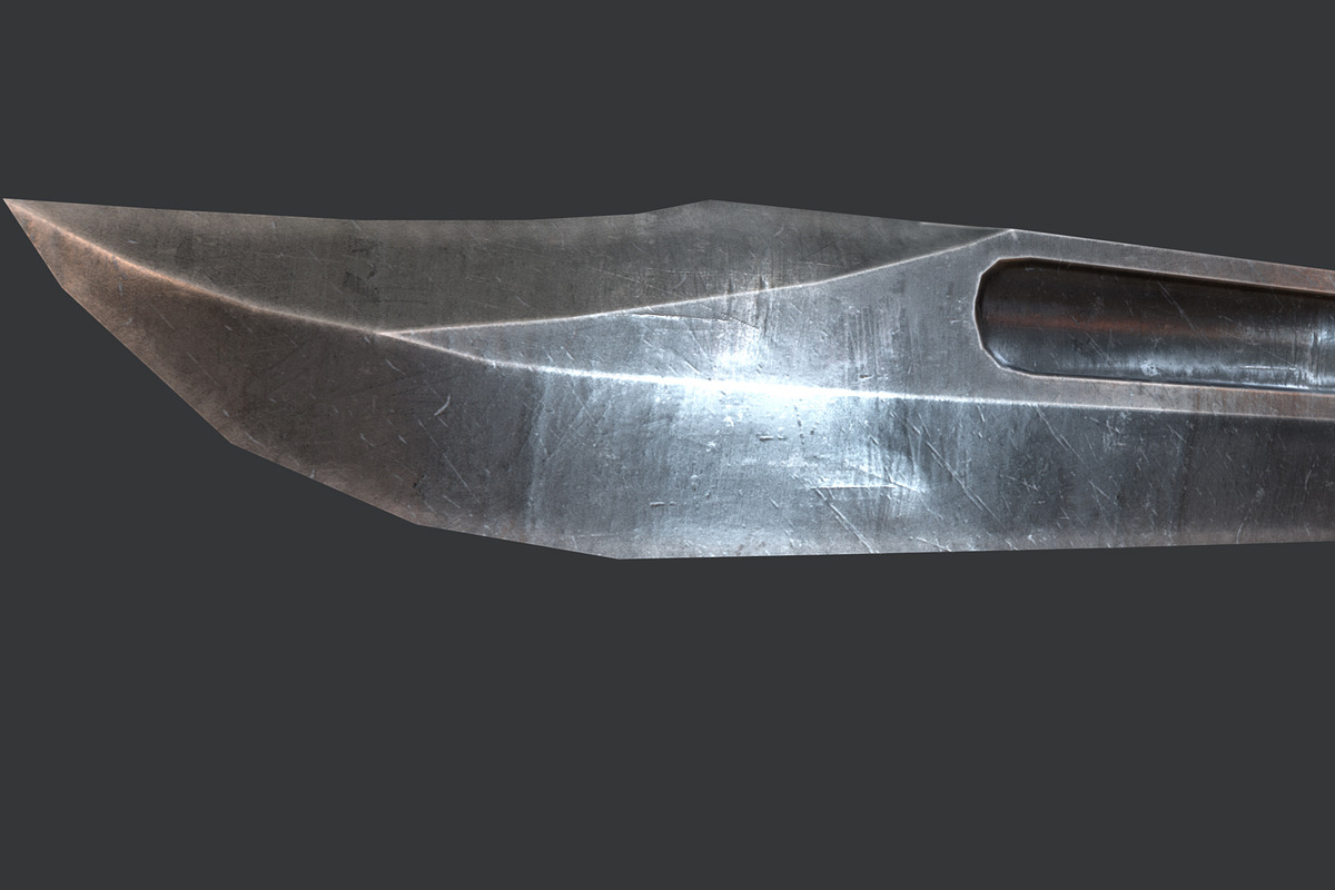 KABAR Combat Knife, an Object 3D Model by GamePoly (Photo 4 of 8)
