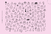 Birthday & Cakes Handmade Doodles, a Food Illustration by Nutalin Art (Thumbnail 10 of 16)