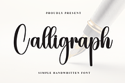 Calligraph | Script Font, a Handwritten Font by Scratchones (Thumbnail 1 of 8)
