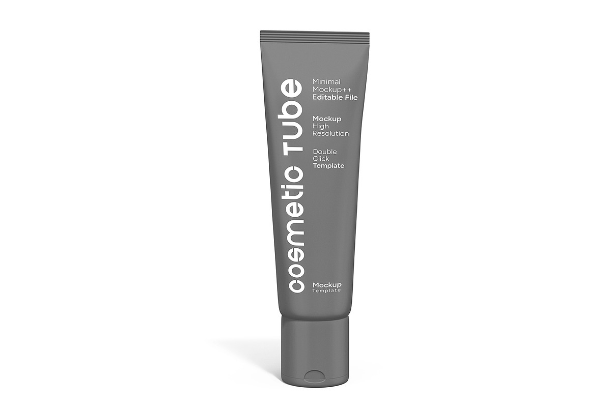 Cosmetic Tube Mockup Template, a Product Mockup by graphypix (Photo 2 of 4)