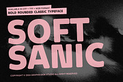 Softsanic, a Sans Serif Font by graphicook (Thumbnail 1 of 10)