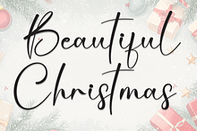 Beautiful Christmas | Script Font