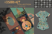 Abstract Seamless Patterns & Shapes, an Illustration by watercolor kamill (Thumbnail 1 of 12)