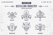 Distilling Industry: Vintage Labels, a Branding & Logo Template by Lumitar (Thumbnail 2 of 7)