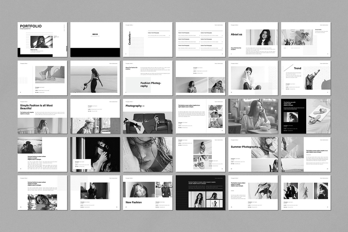 Photography Portfolio Template, a Brochure Template by ElvinPrint (Photo 10 of 10)