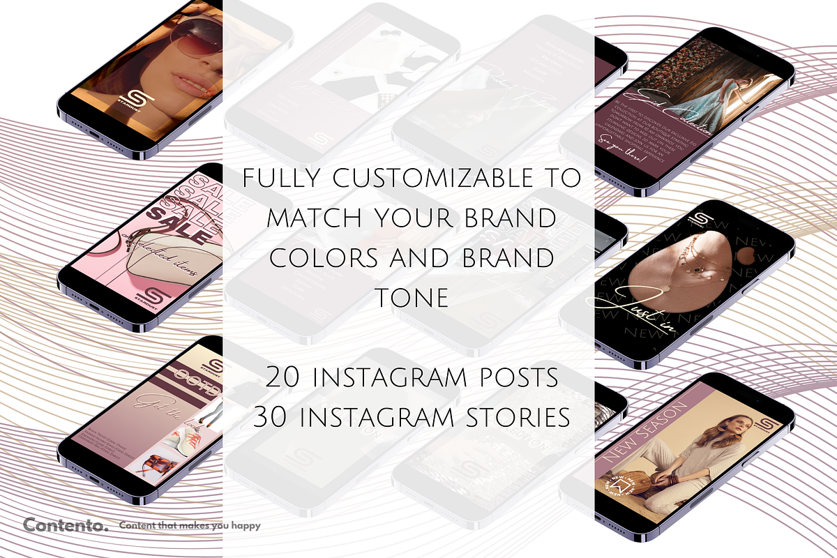 Stardust Instagram Canva Pack, a Social Media Template by Contento BH (Photo 2 of 3)