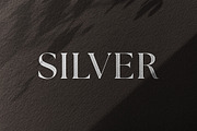 Foil Stamp Text & Logo Mockup, a Mockup by Design Squad (Thumbnail 3 of 8)
