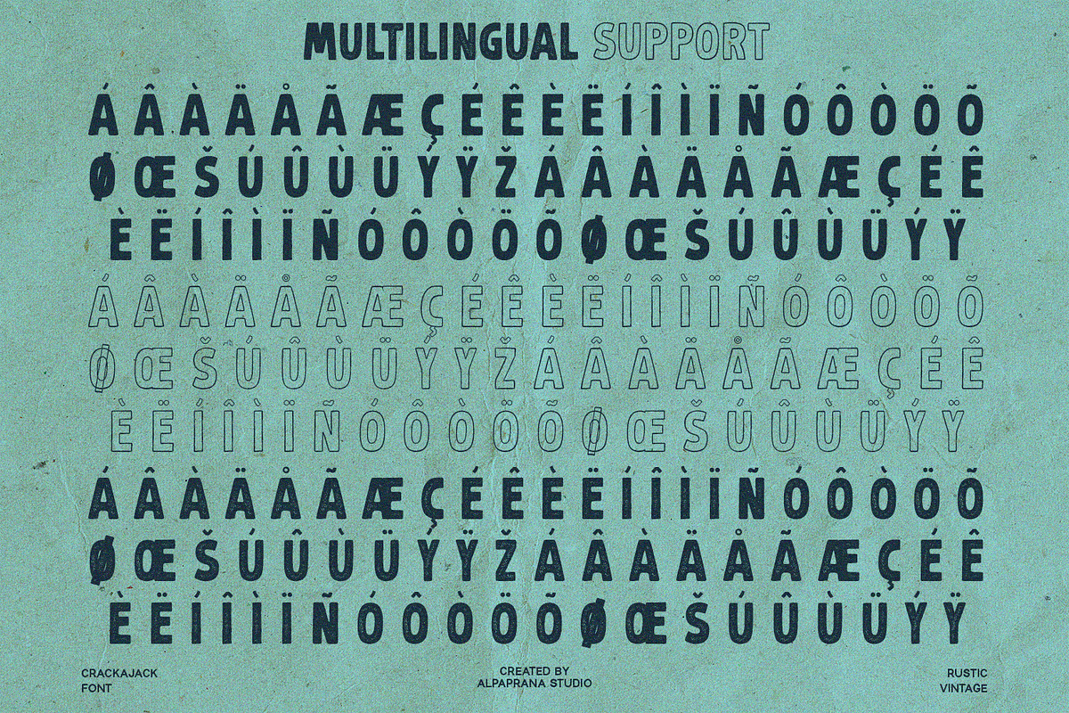 Crackajack - Vintage Font, a Script Font by Alpaprana (Photo 13 of 14)