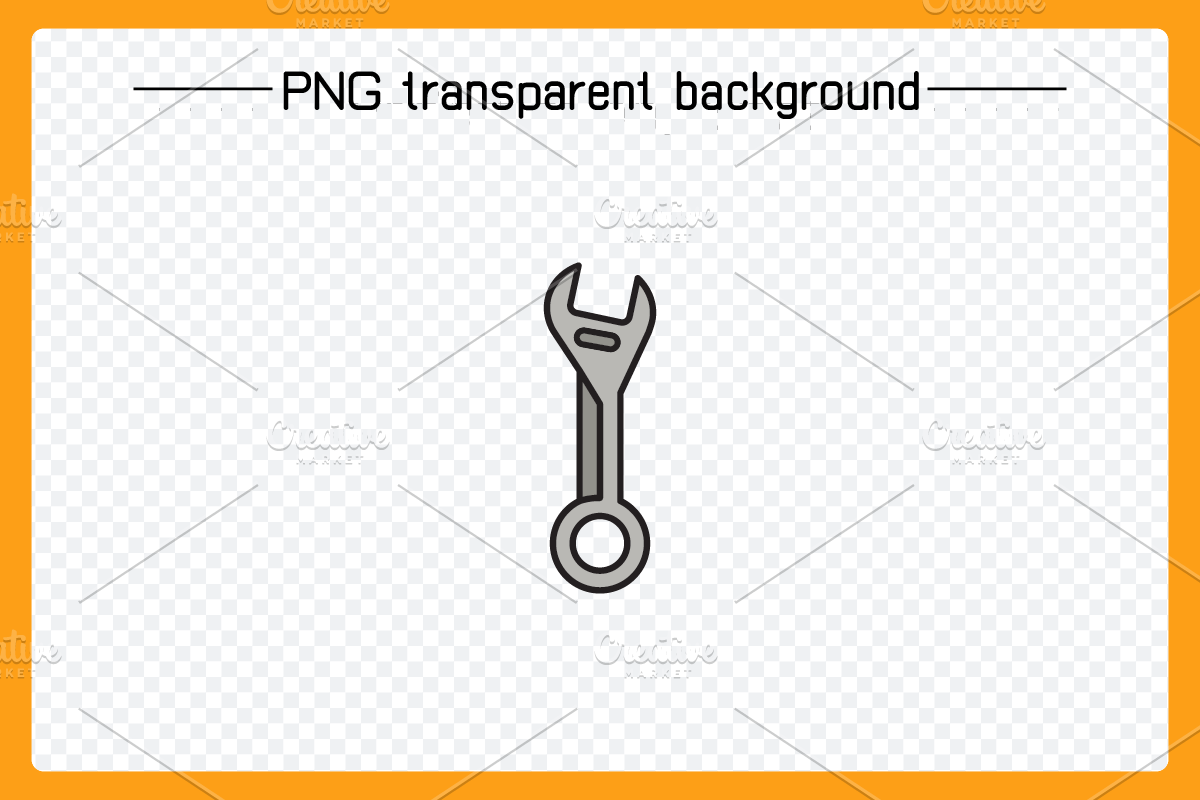 Wrench Tool Icons Set, an Icon by Designfour (Photo 3 of 6)