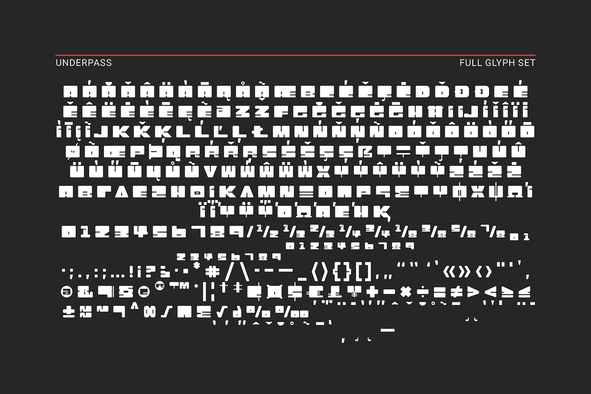 Underpass Display Font, a Font by Crafted by AKD (Photo 4 of 10)