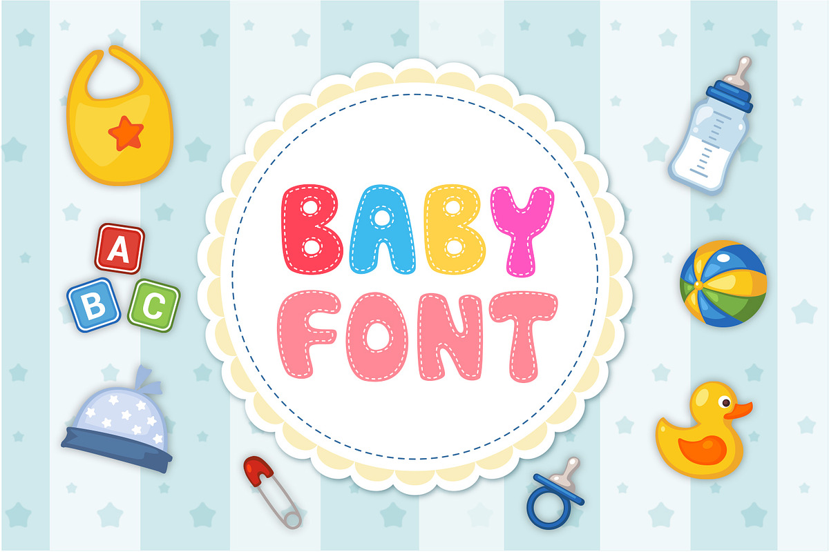 Baby Font, a Symbol Font by OWPictures (Photo 1 of 5)