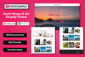 Stock Photo & Photography Shopify, a Shopify Template by HasnainDEV