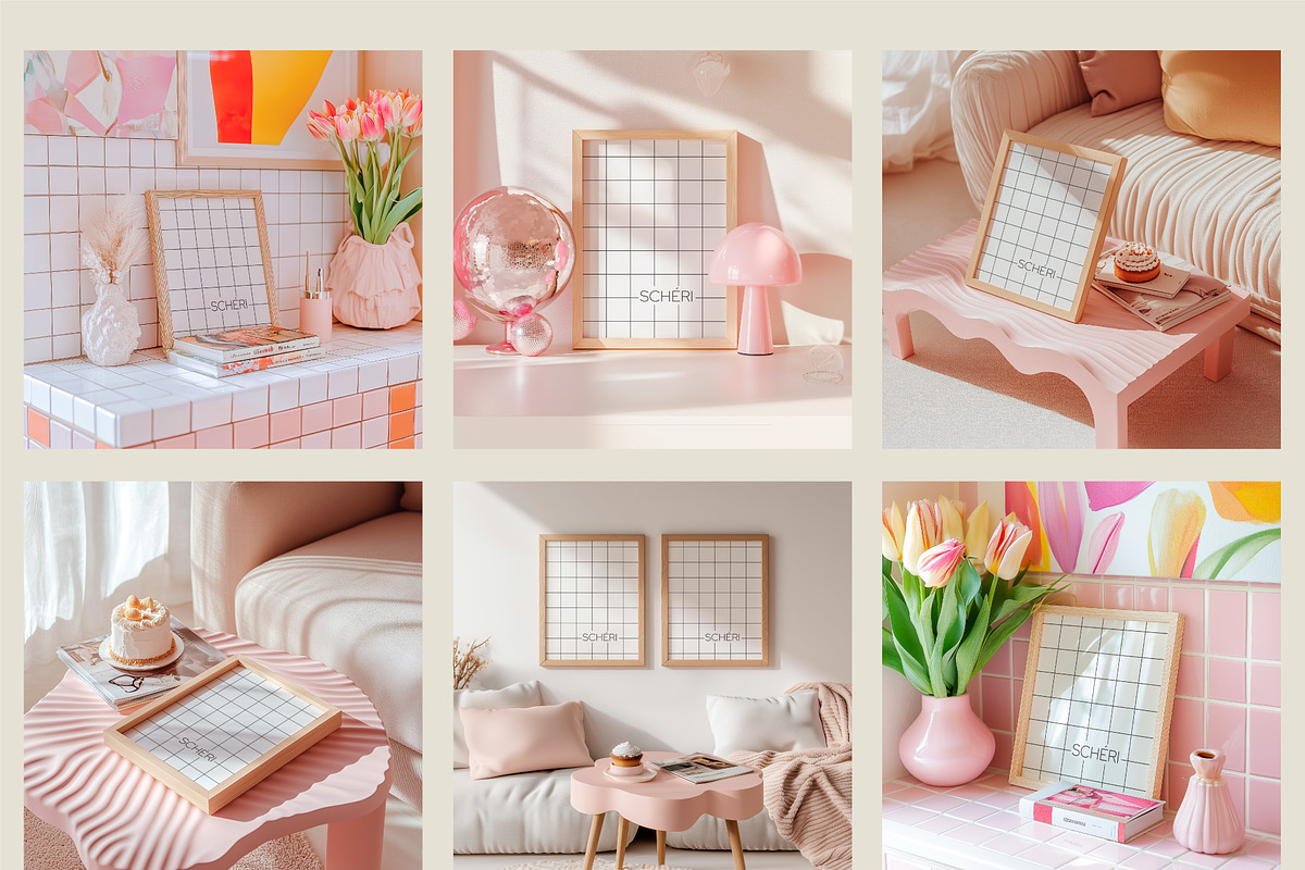 ROSANOVA | Frame mockup set, a Household Mockup by SCHÉRI (Photo 11 of 11)