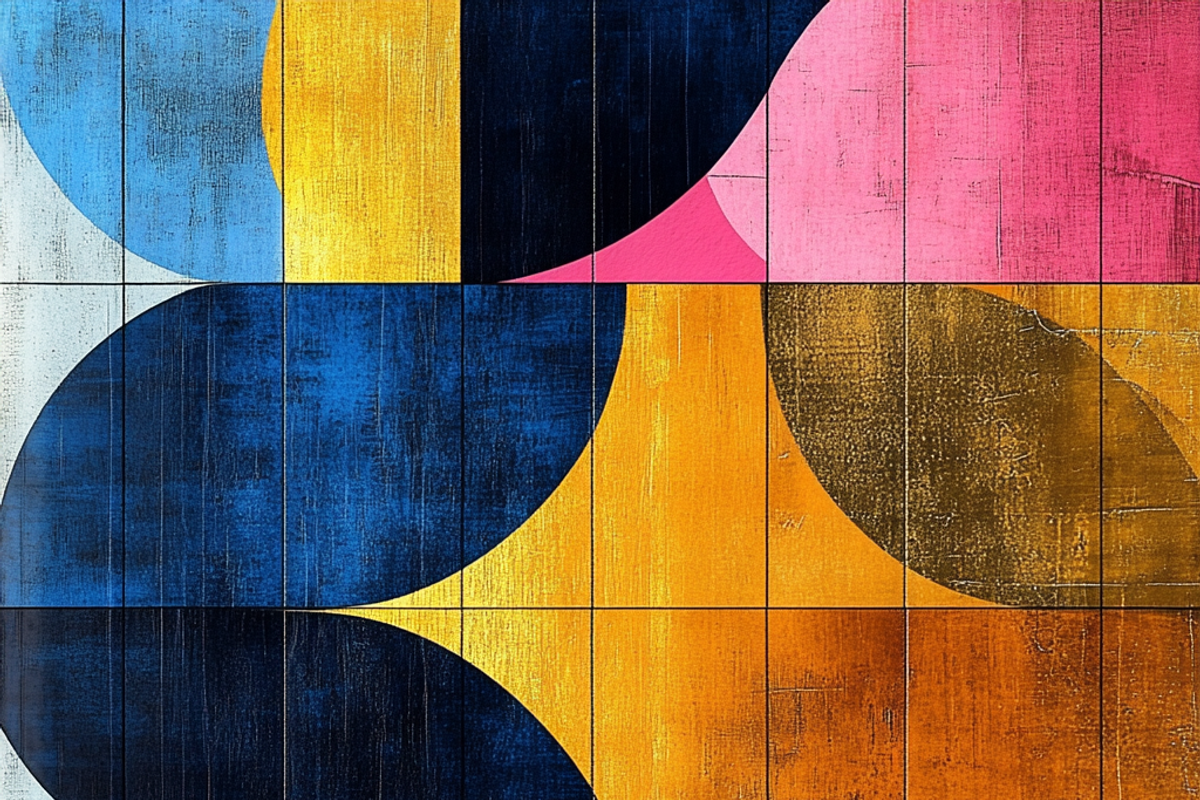 Color Blocking & Monochrom, a Pattern Graphic by Printable Treasure (Photo 2 of 3)