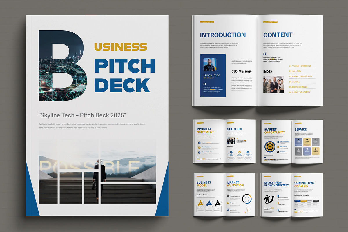 Professional Business Pitch Deck