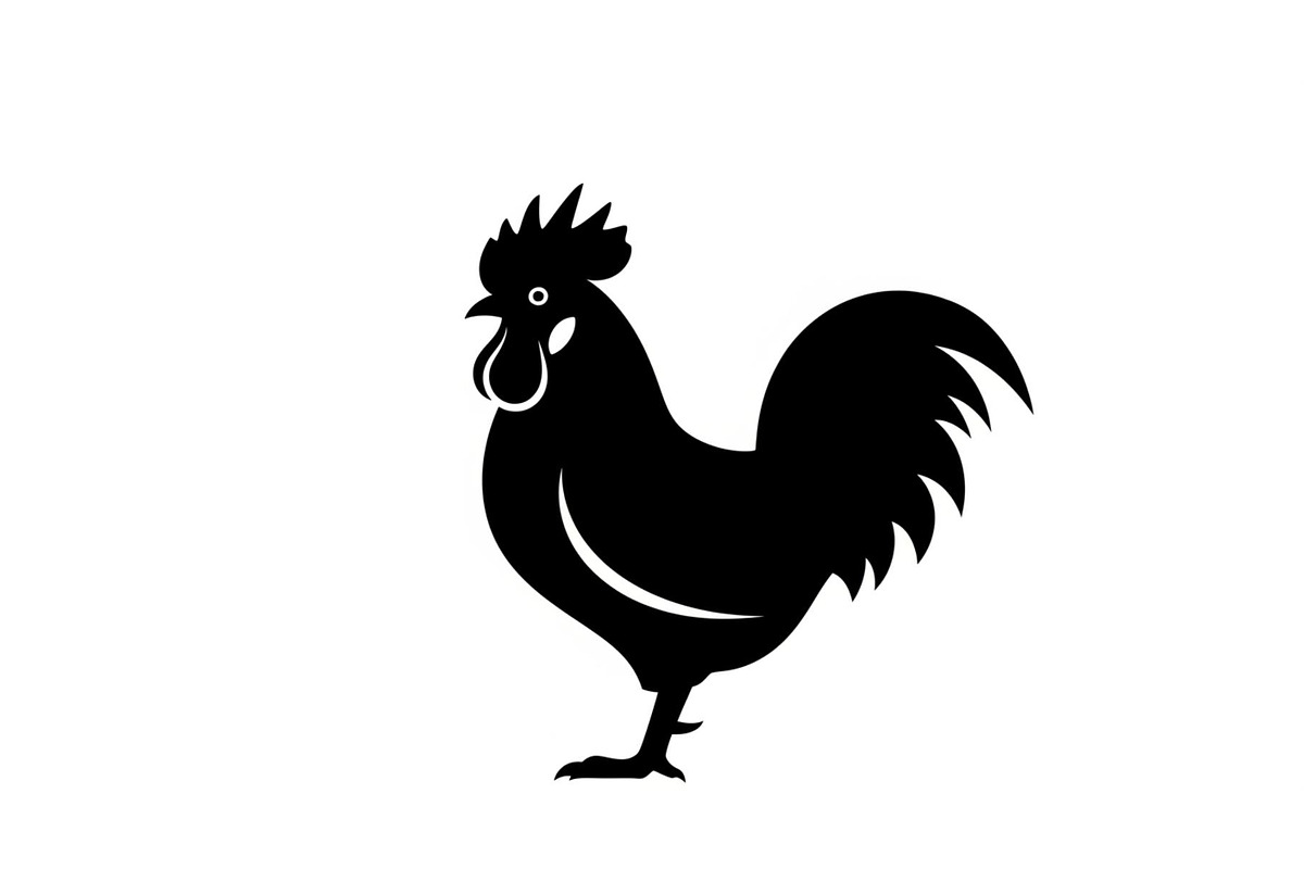 Rooster Chicken Silhouette Vector Bu, an Illustration by Designs_River (Photo 3 of 51)