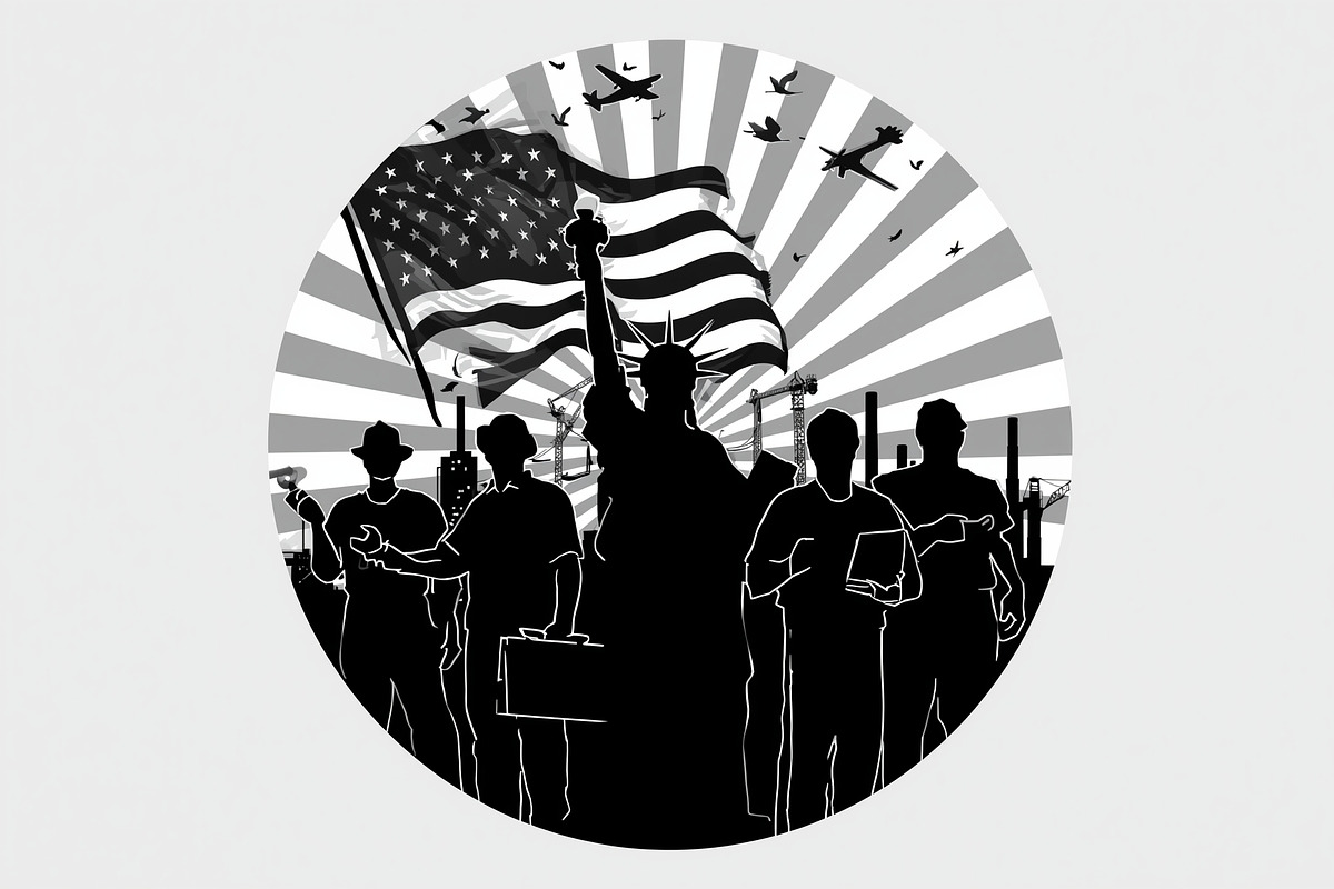 Worker Silhouette Vector Set, an Illustration by musafir_fashion (Photo 6 of 21)