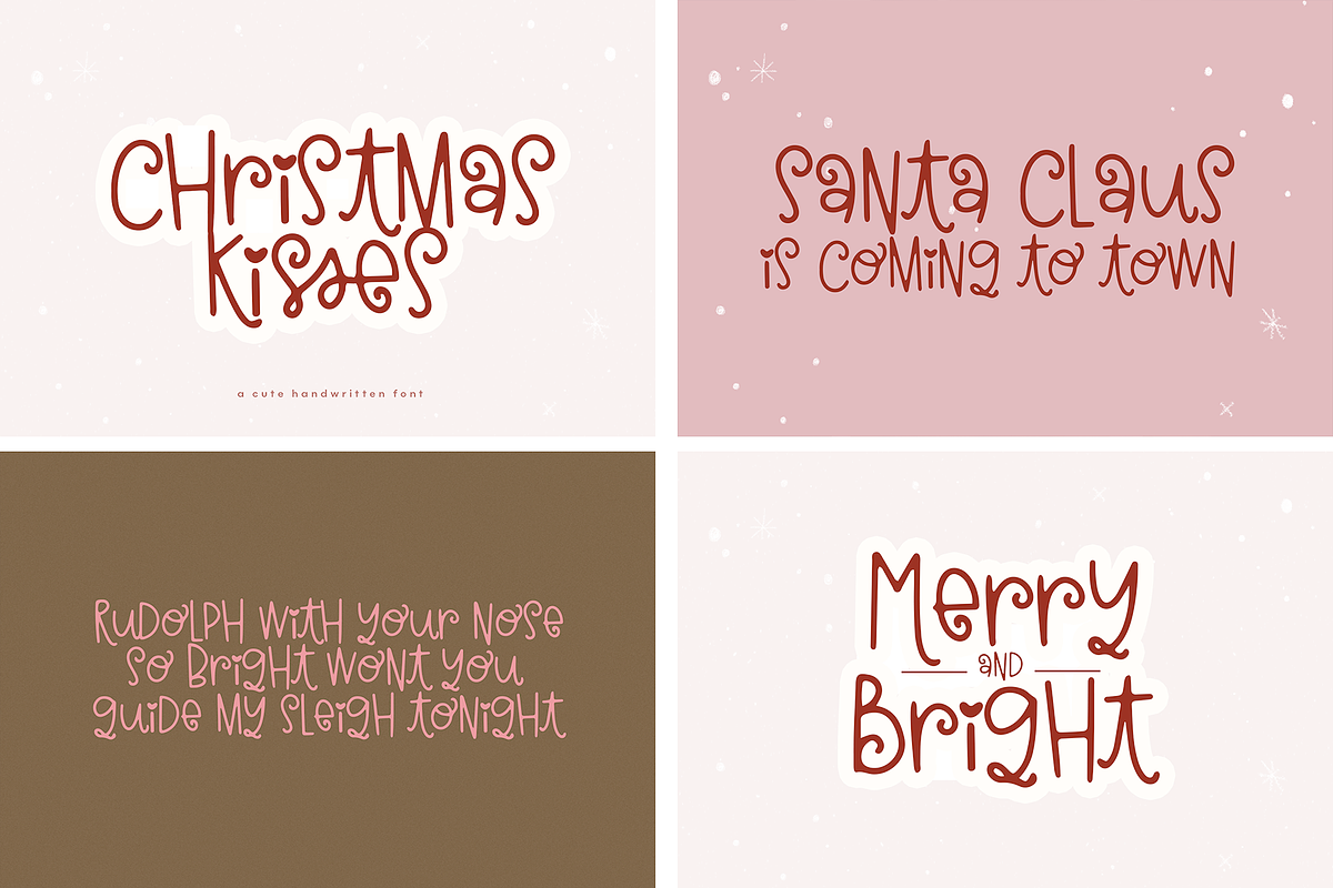 Winter Handwritten Font Bundle preview 8