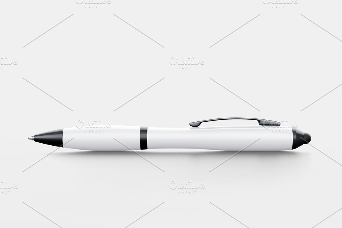 Blue Pen mockup psd file, a Pens & Pencil Mockup by MOCKUPSDESIGN (Photo 1 of 3)