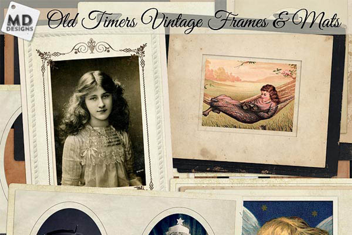 Vintage Frames and Mats