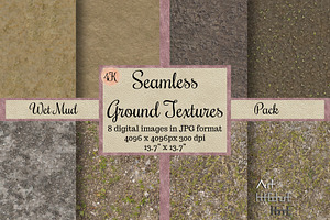 Seamless Ground Textures - Wet Mud, a Texture Graphic by Arthitecture Home