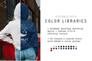 Bella Canvas Sweatshirt Mockup, a Hoody Mockup by Moonlit Mocks (Thumbnail 2 of 5)