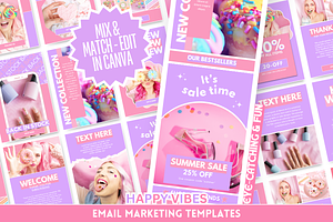 Happy Vibes Email Templates