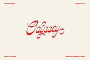 La Prambors | Retro Script, a Script Font by Jolicia Type (Thumbnail 2 of 15)