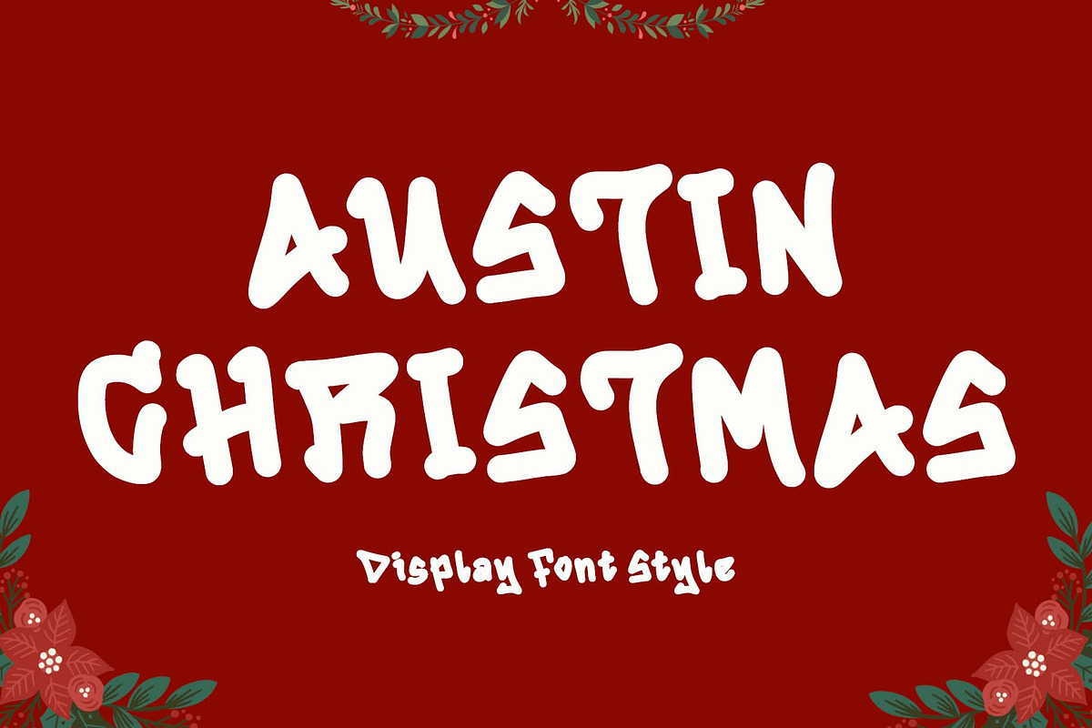 Austin Christmas, a Blackletter Font by Yoga Letter (Photo 1 of 6)